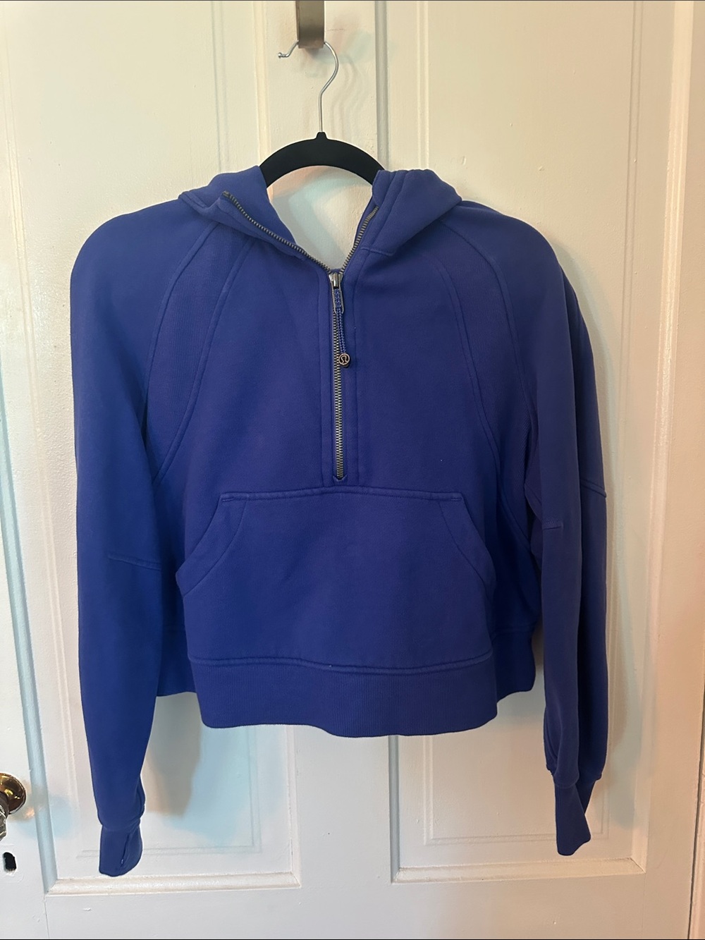 lululemon athletica Royal Blue Scuba Half-Zip Hoodie
